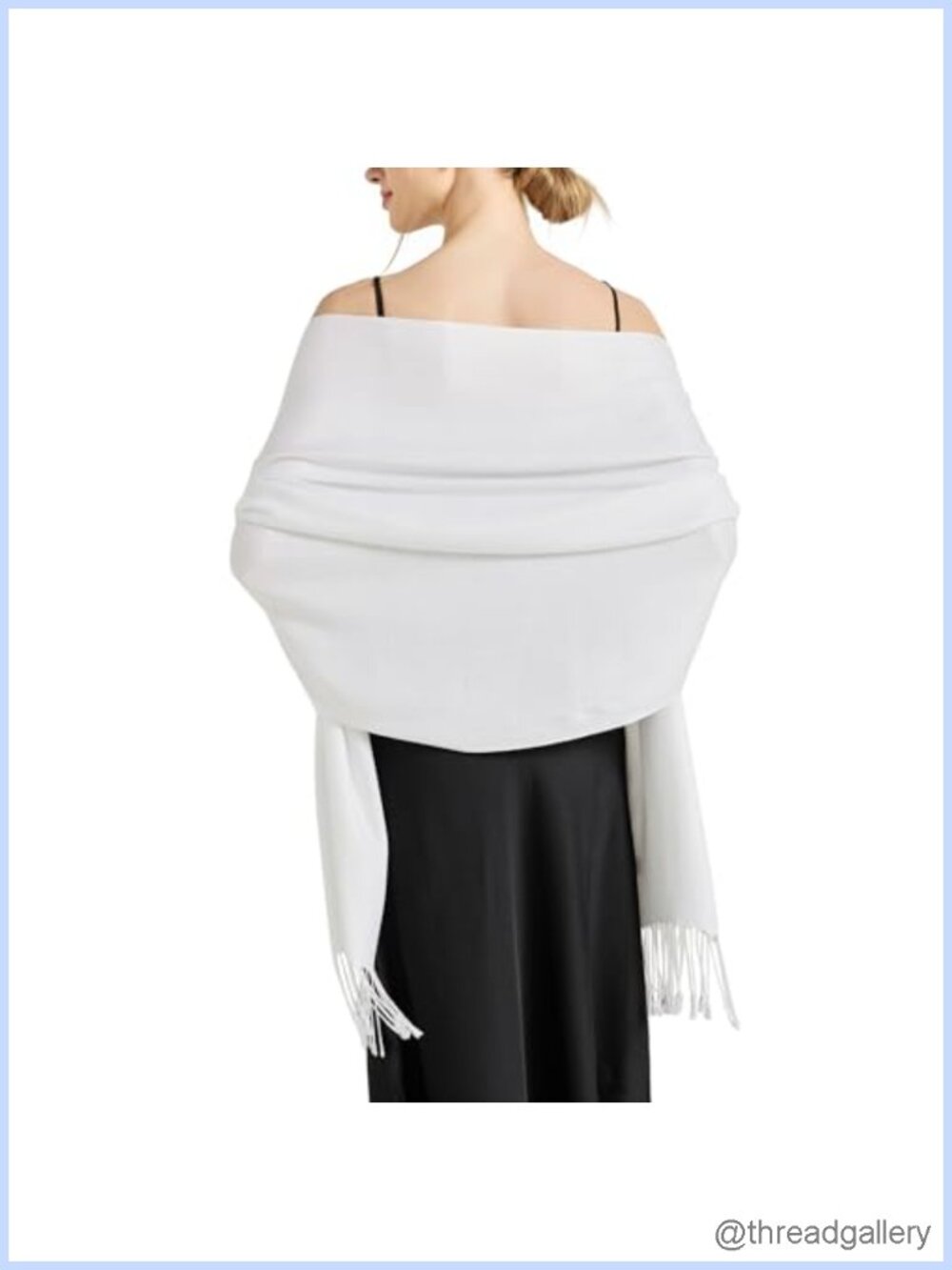 Pashmina Shawl Wrap Soft 70% Pashmina 30% Silk Wedding Evening